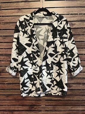 Vintage “Details” Stars Blazer L